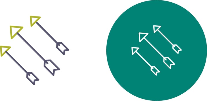Unique Arrows Icon Design vector