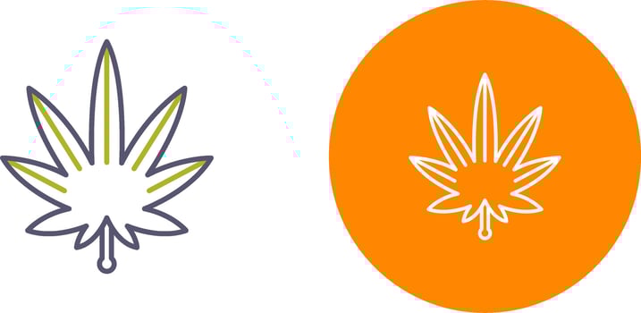 Weed Icon Design vector