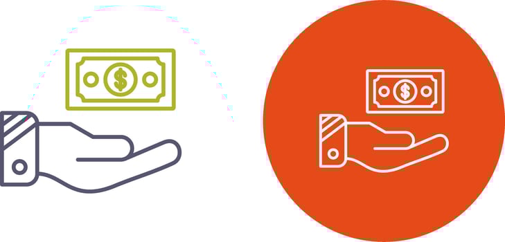 Money Icon Design vector