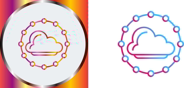 Cloud Icon Design vector