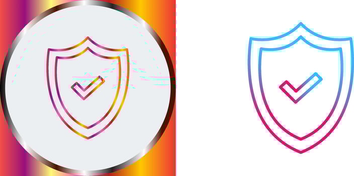 Shield Icon Design vector