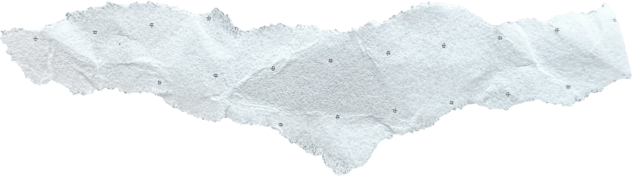 White Torn Crumpled Old Dotted Paper Piece png