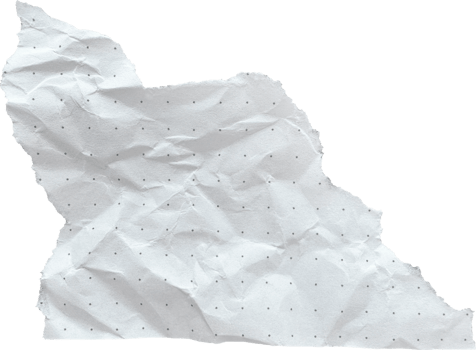 White Torn Crumpled Old Dotted Paper Piece png