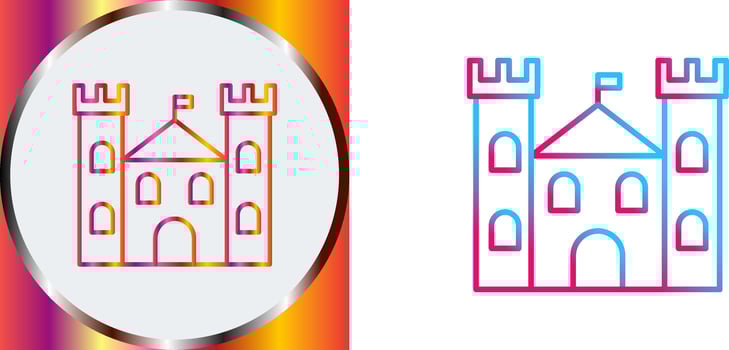 Castle Icon Design vector