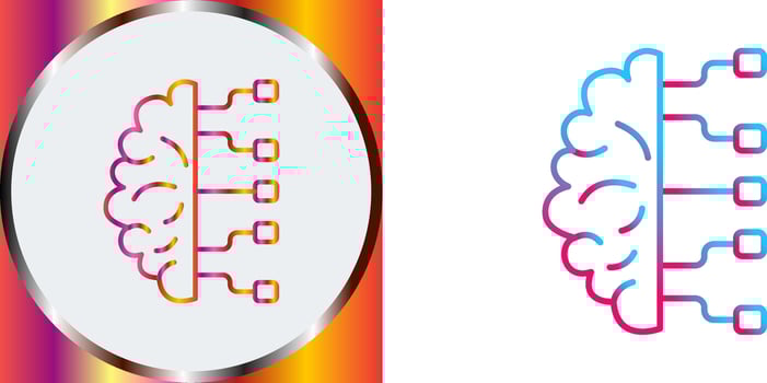 Brain Icon Design vector