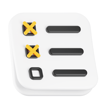 3d rendering sticky note icon. 3d business icon concept png