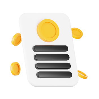 3d rendering financial planner icon. 3d business icon concept png
