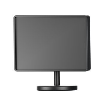 3d rendering monitor icon. 3d business icon concept png