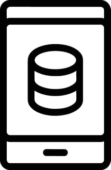 Storage data icon symbol image for database illustration vector