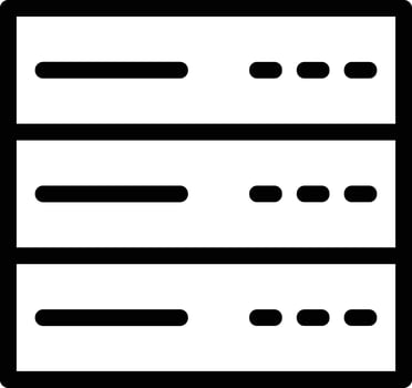 Storage data icon symbol image for database illustration vector