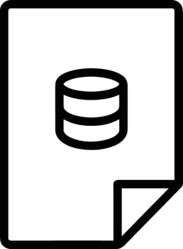 Storage data icon symbol image for database illustration vector
