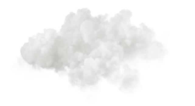 Cutout atmosphere cloudscape realistic 3d rendering png