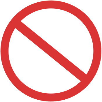 no sign icon transparent png