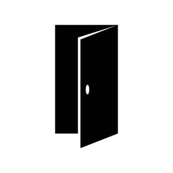 open door icon vector