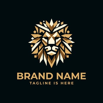 Elegant lion logo with a sophisticated and modern look. Great for premium brands, royal events, or leadership content. The design captures grace, authority, and the grandeur of the king of beasts. vector