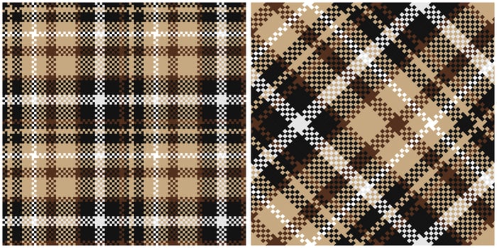 Plaids Pattern Seamless. Tartan Seamless Pattern Traditional Scottish Woven Fabric. Lumberjack Shirt Flannel Textile. Pattern Tile Swatch Included. vector