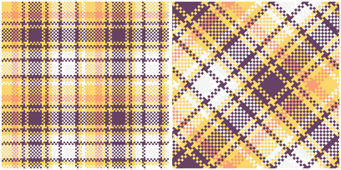 Plaids Pattern Seamless. Traditional Scottish Checkered Background. Seamless Tartan Illustration Set for Scarf, Blanket, Other Modern Spring Summer Autumn Winter Holiday Fabric Print. vector
