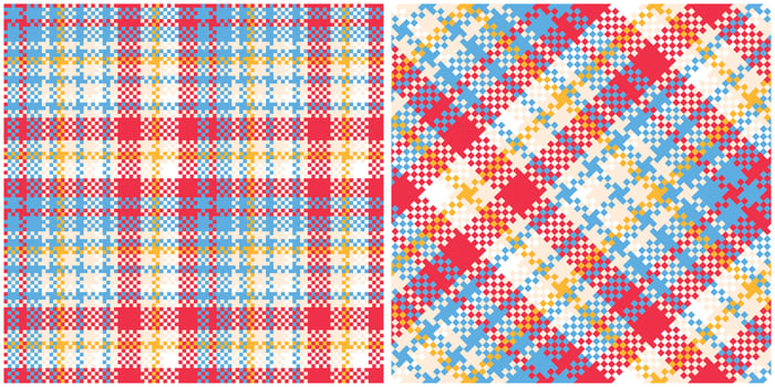 Plaid Patterns Seamless. Checker Pattern Seamless Tartan Illustration Set for Scarf, Blanket, Other Modern Spring Summer Autumn Winter Holiday Fabric Print. vector