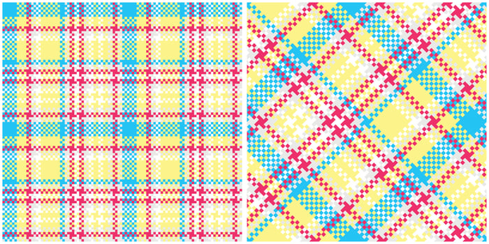 Tartan Plaid Seamless Pattern. Scottish Plaid, Seamless Tartan Illustration Set for Scarf, Blanket, Other Modern Spring Summer Autumn Winter Holiday Fabric Print. vector
