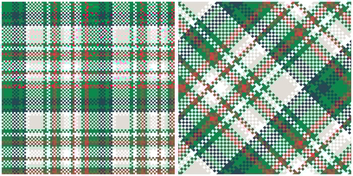 Scottish Tartan Plaid Seamless Pattern, Classic Scottish Tartan Design. Traditional Scottish Woven Fabric. Lumberjack Shirt Flannel Textile. Pattern Tile Swatch Included. vector