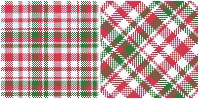 Scottish Tartan Plaid Seamless Pattern, Checker Pattern. Seamless Tartan Illustration Set for Scarf, Blanket, Other Modern Spring Summer Autumn Winter Holiday Fabric Print. vector