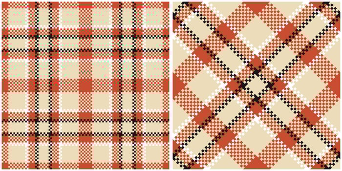 Plaids Pattern Seamless. Tartan Plaid Seamless Pattern. Template for Design Ornament. Seamless Fabric Texture. vector