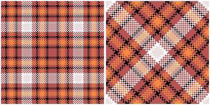 Plaid Patterns Seamless. Traditional Scottish Checkered Background. Flannel Shirt Tartan Patterns. Trendy Tiles for Wallpapers. vector