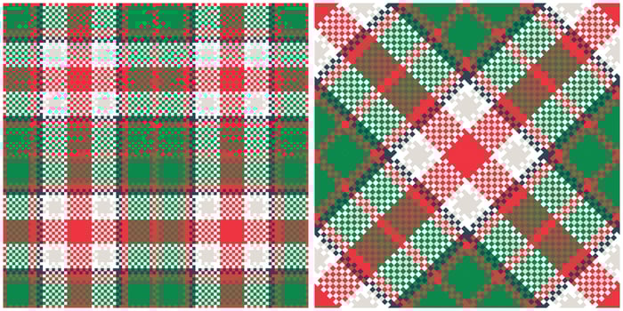 Tartan Plaid Seamless Pattern. Checker Pattern. Template for Design Ornament. Seamless Fabric Texture. Illustration vector