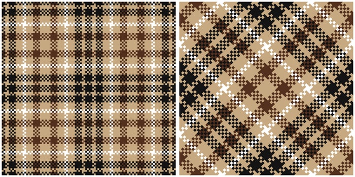 Plaids Pattern Seamless. Tartan Seamless Pattern Traditional Scottish Woven Fabric. Lumberjack Shirt Flannel Textile. Pattern Tile Swatch Included. vector