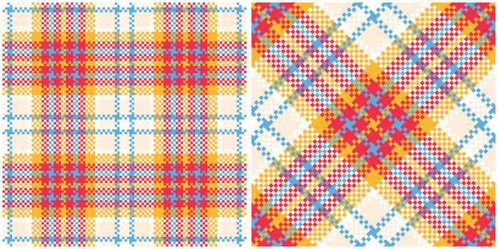 Plaid Patterns Seamless. Checkerboard Pattern Seamless Tartan Illustration Set for Scarf, Blanket, Other Modern Spring Summer Autumn Winter Holiday Fabric Print. vector