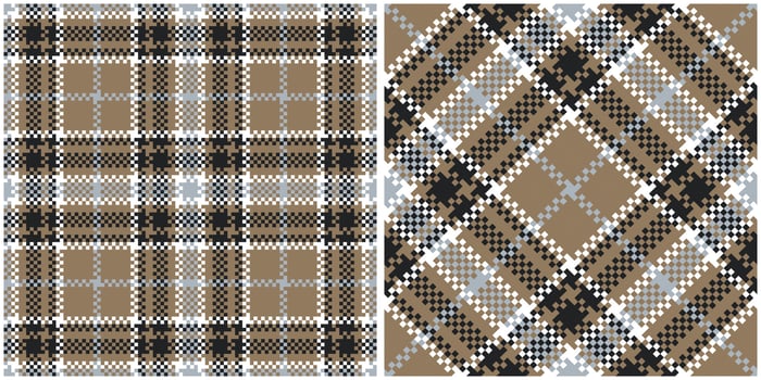 Tartan Plaid Seamless Pattern. Tartan Seamless Pattern. Template for Design Ornament. Seamless Fabric Texture. vector