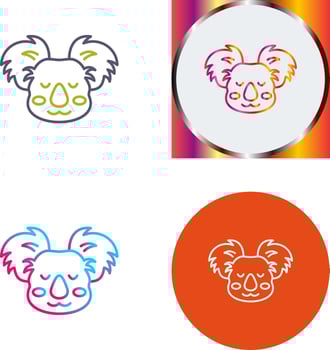 Koala Icon Design vector