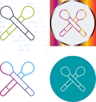 Brushes Icon Design vector
