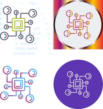 Connection Icon Design vector