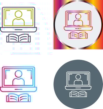 Lesson Icon Design vector