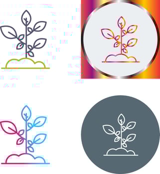 Sprout Icon Design vector