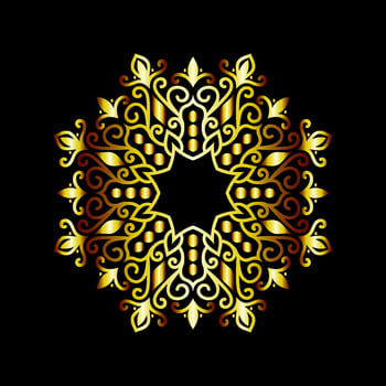 mandala art for design vintage decoration,book cover,motif,Ethnic design,ornament,background vector