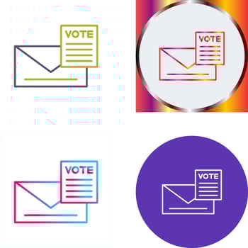 Letter Icon Design vector
