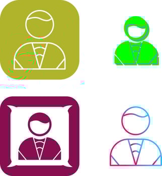 Man Icon Design vector