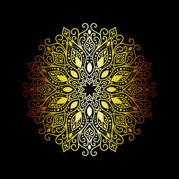 mandala art for design vintage decoration,book cover,motif,Ethnic design,ornament,background vector