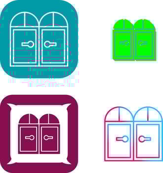Door Icon Design vector
