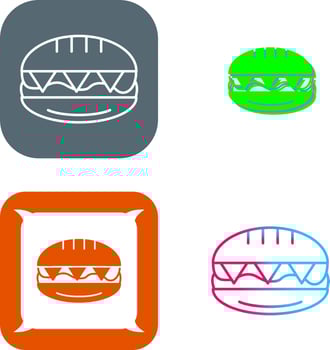 Sandwich Icon Design vector