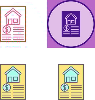 Document Icon Design vector