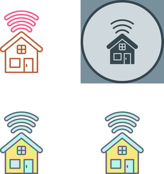 Smart House Icon Design vector