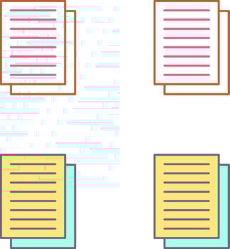 Document Icon Design vector