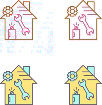 home repair Icon Design vector