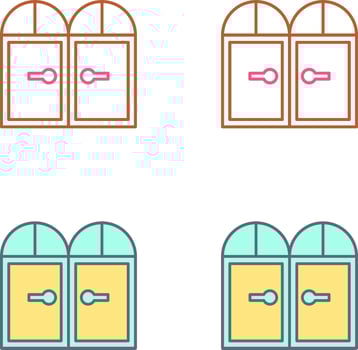 Door Icon Design vector