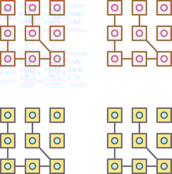 Pattern Icon Design vector