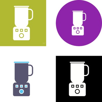 Coffee Blender Icon Design vector