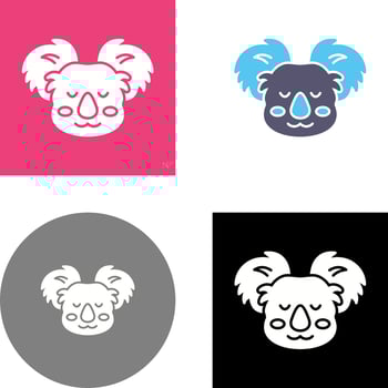 Koala Icon Design vector